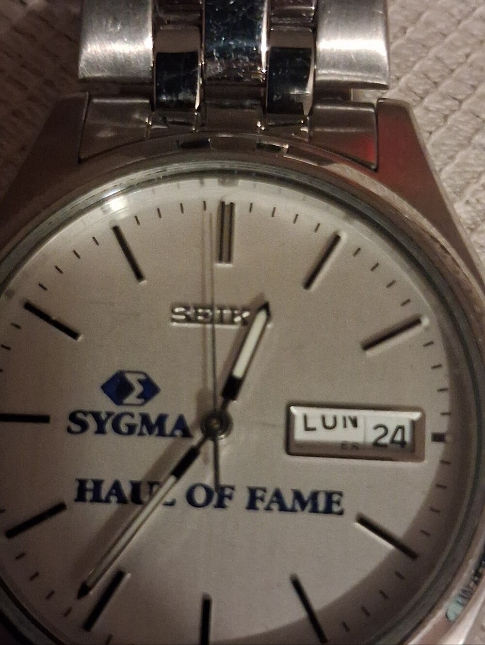 ☆RARE/VINTAGE☆Seiko Serial#:7N43-9048 "SYGMA:HALL OF FAME"Edition*Excellent Cond - Picture 4 of 8